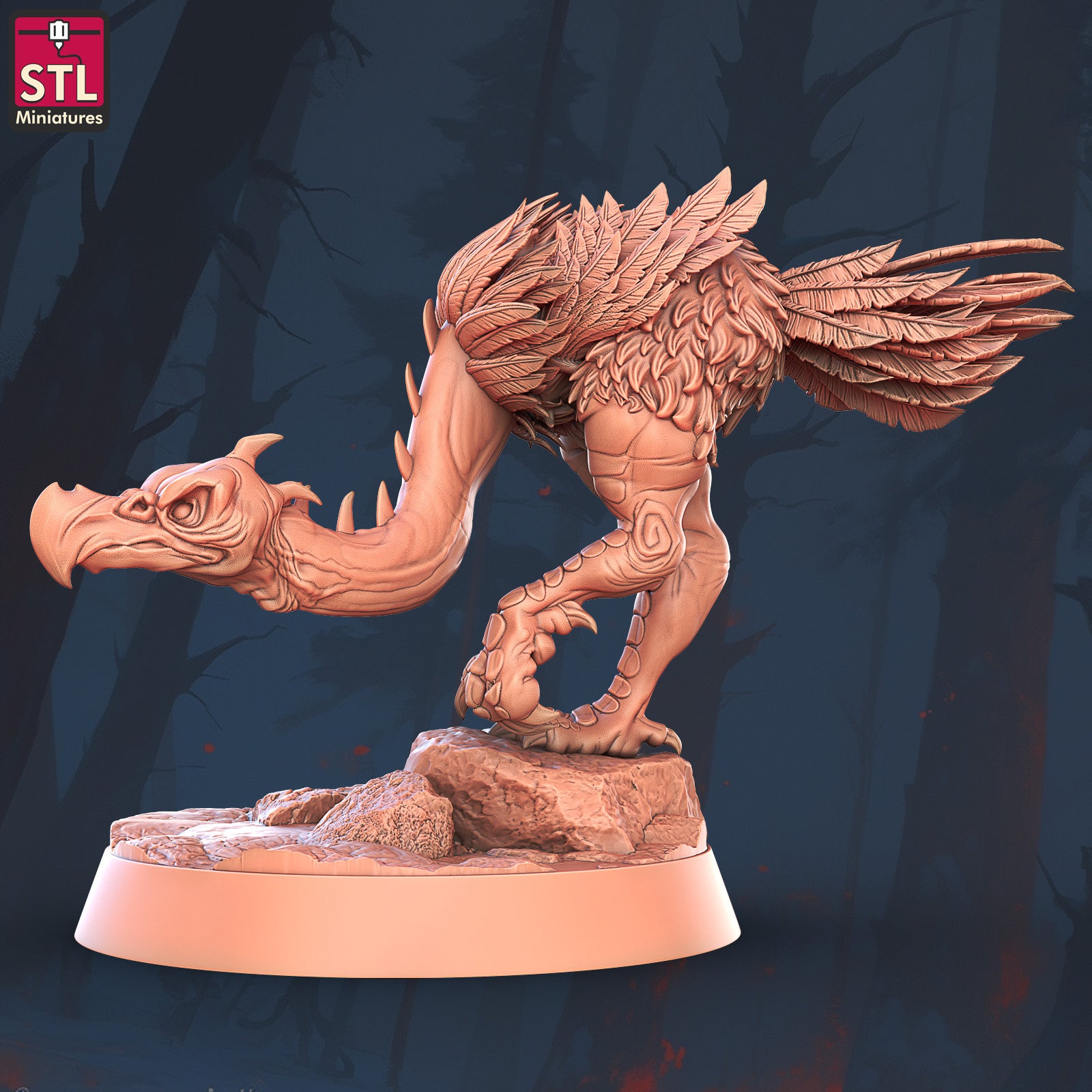 Acrisbird B 28mm miniature