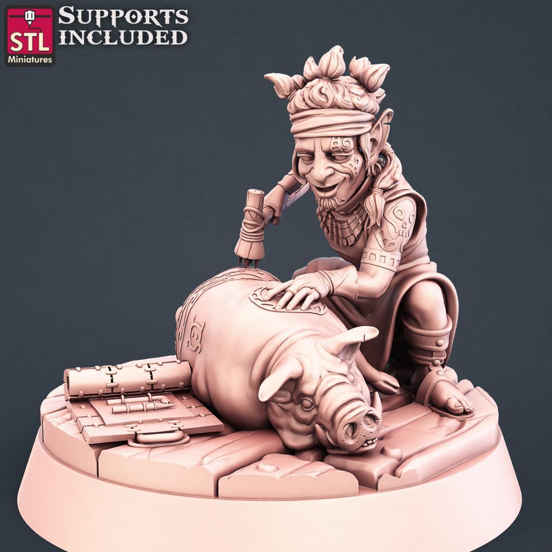 Tattoo artist 28mm miniature