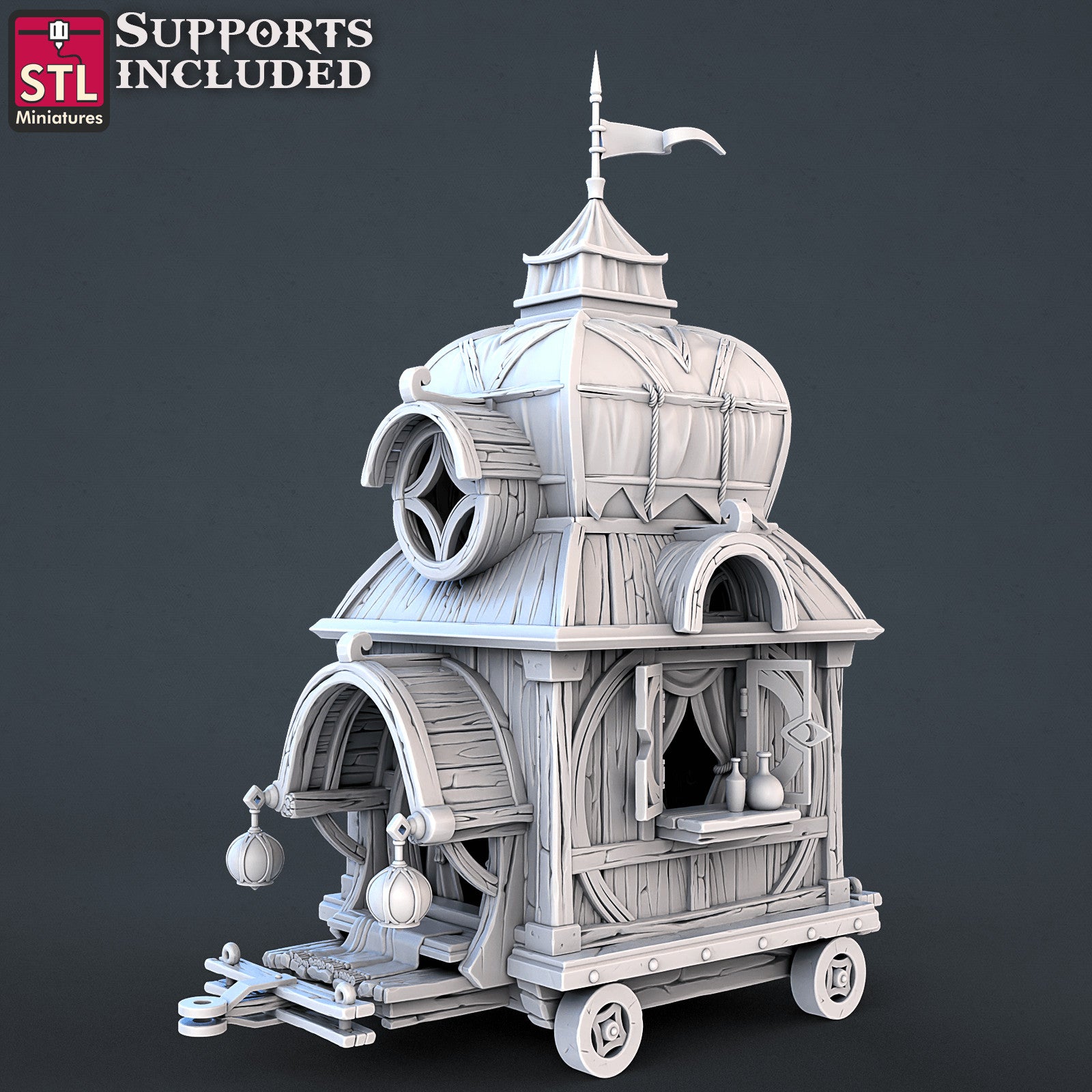 Carnival performer figures miniatures