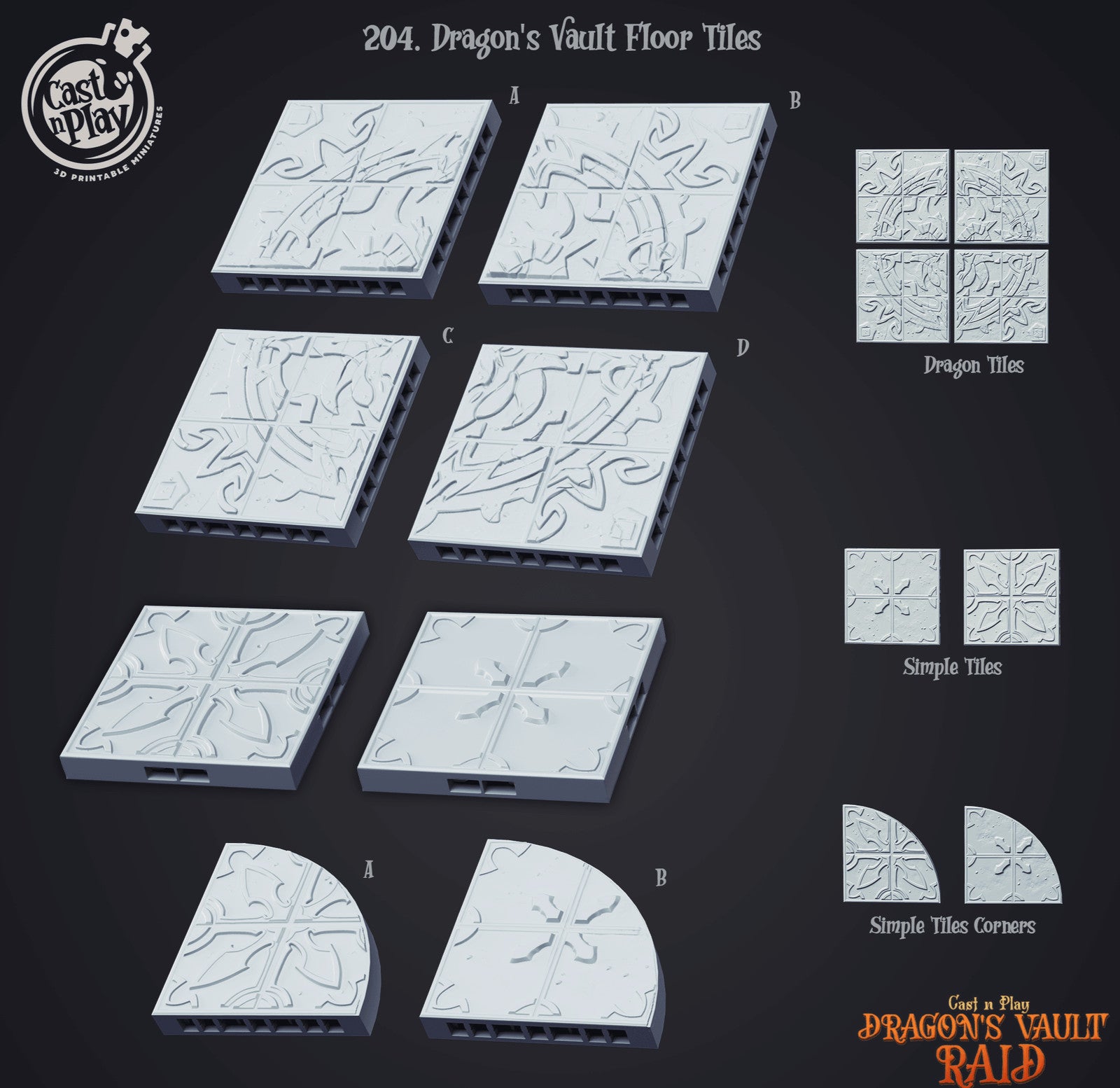 Dragon's Vault Floor Tiles – Dragon's Hoard