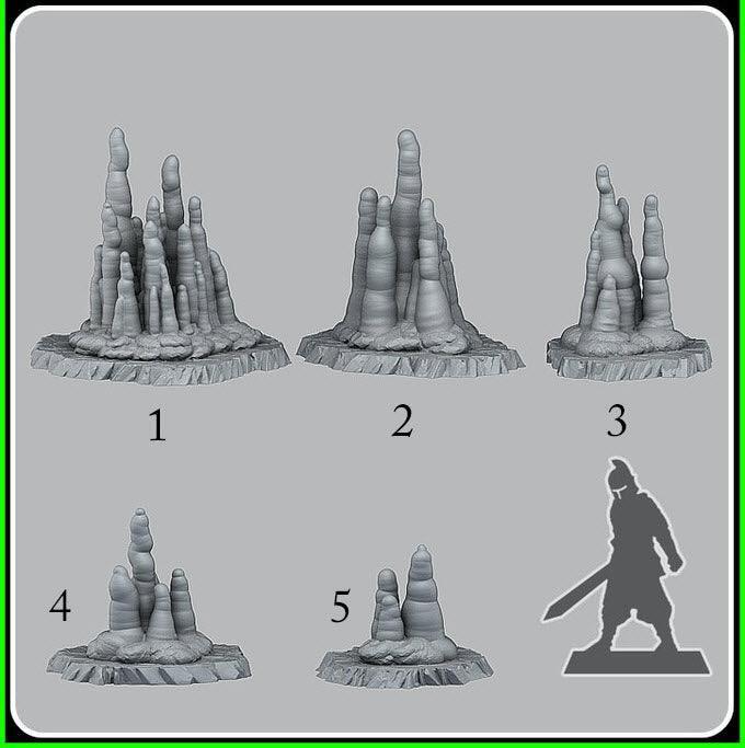 Ice Stalagmites