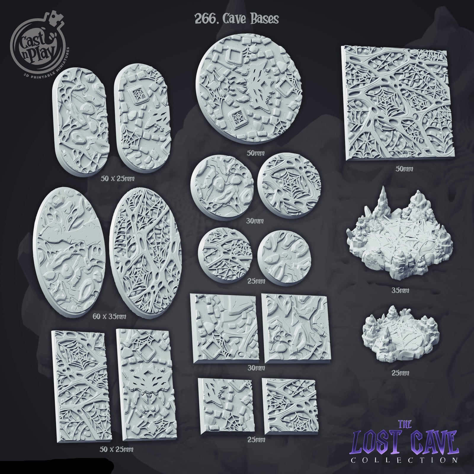 Cast n Play Cave Bases Set