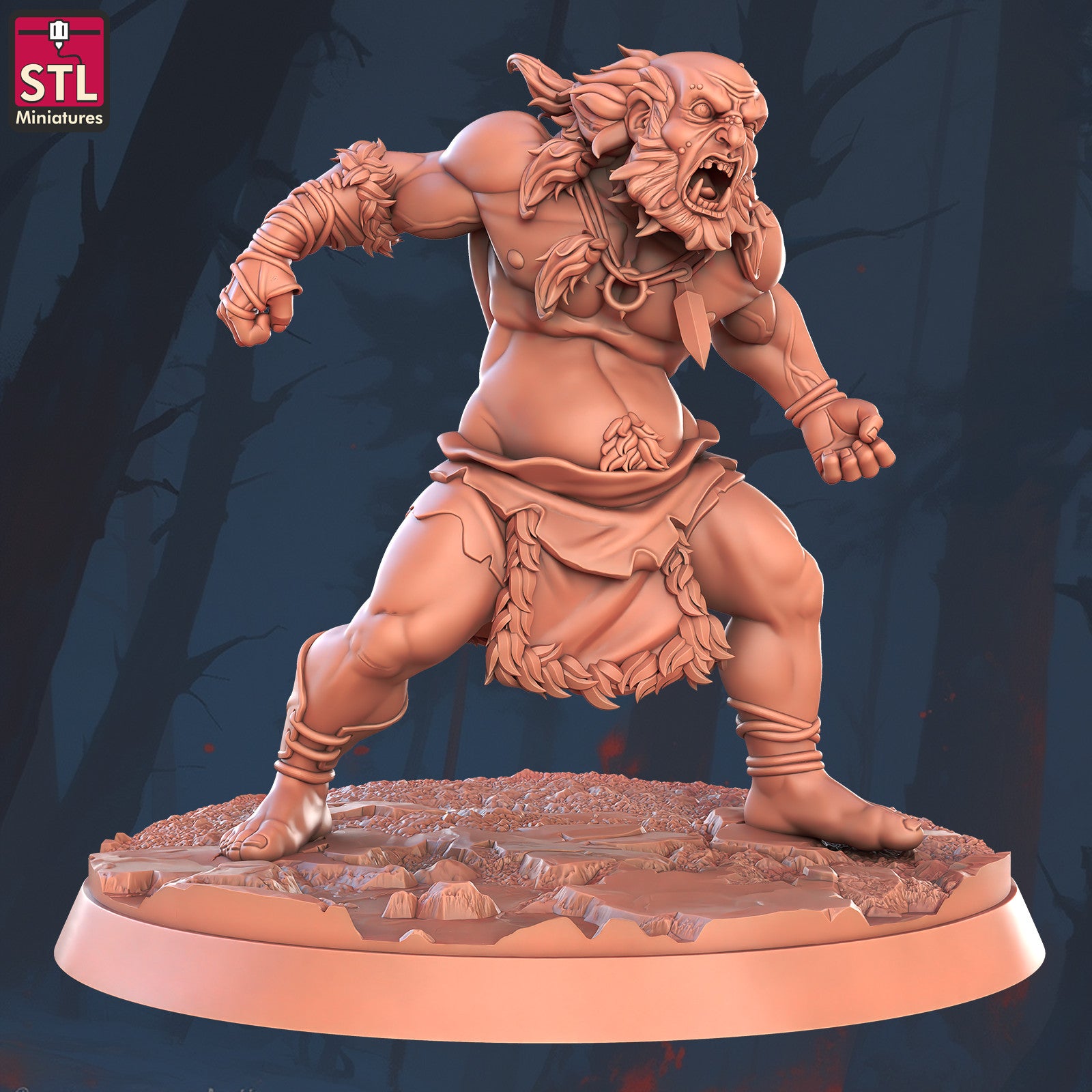 Troll 28mm resin miniature
