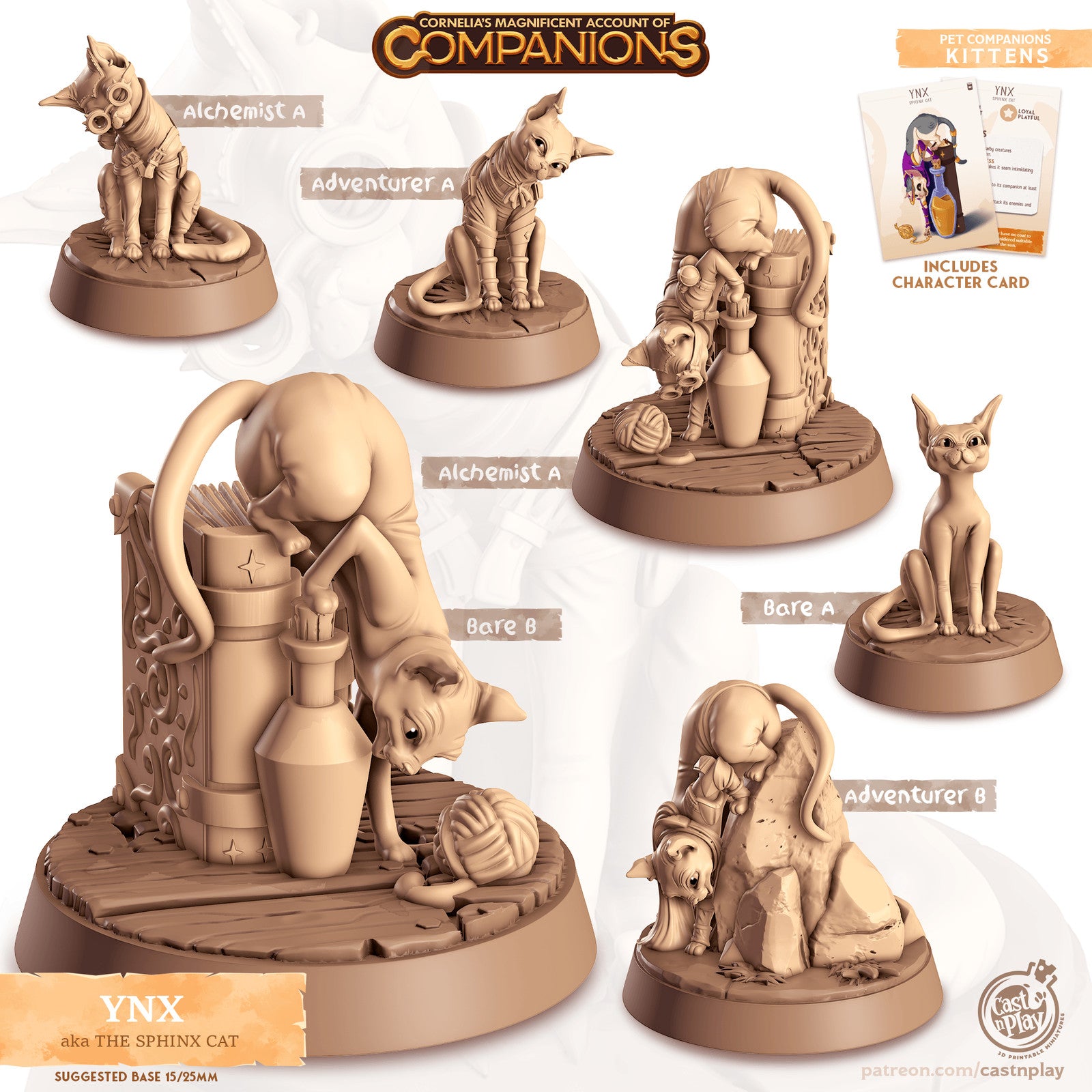 Ynx Sphynx Cat Companion miniature