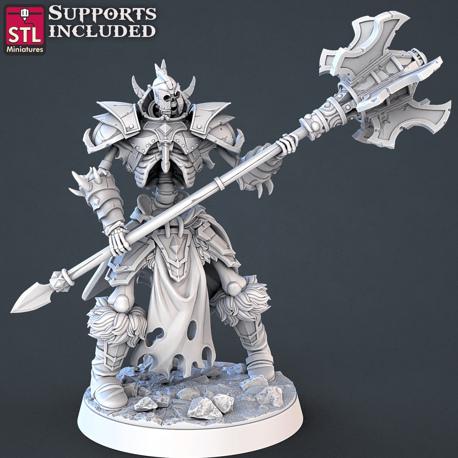Skeleton king miniature