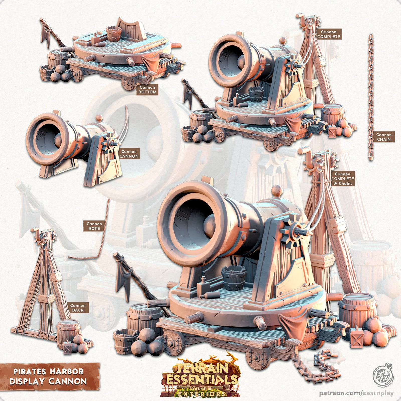 Display Cannon – Pirates Harbor Set