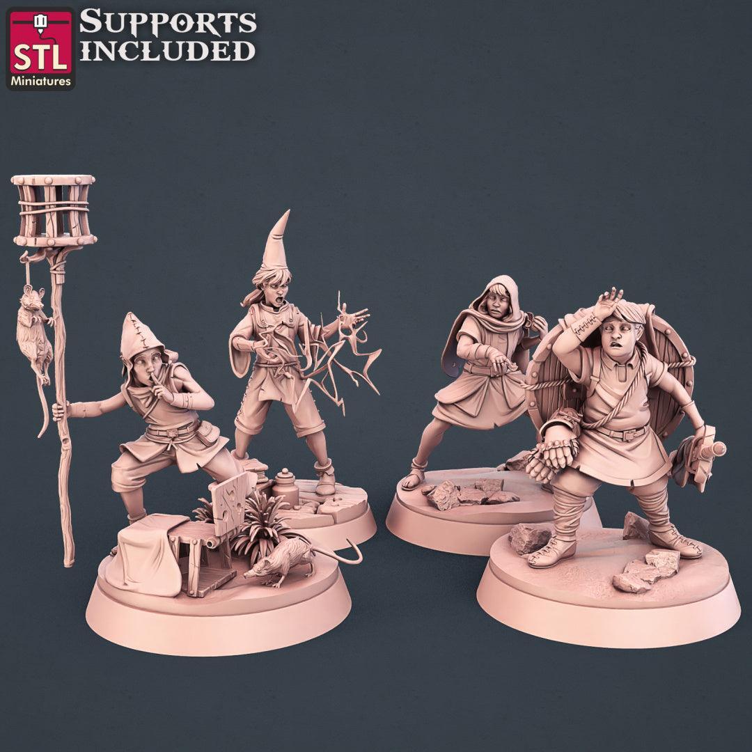 Apprentice Set 3D printed 28mm miniatures