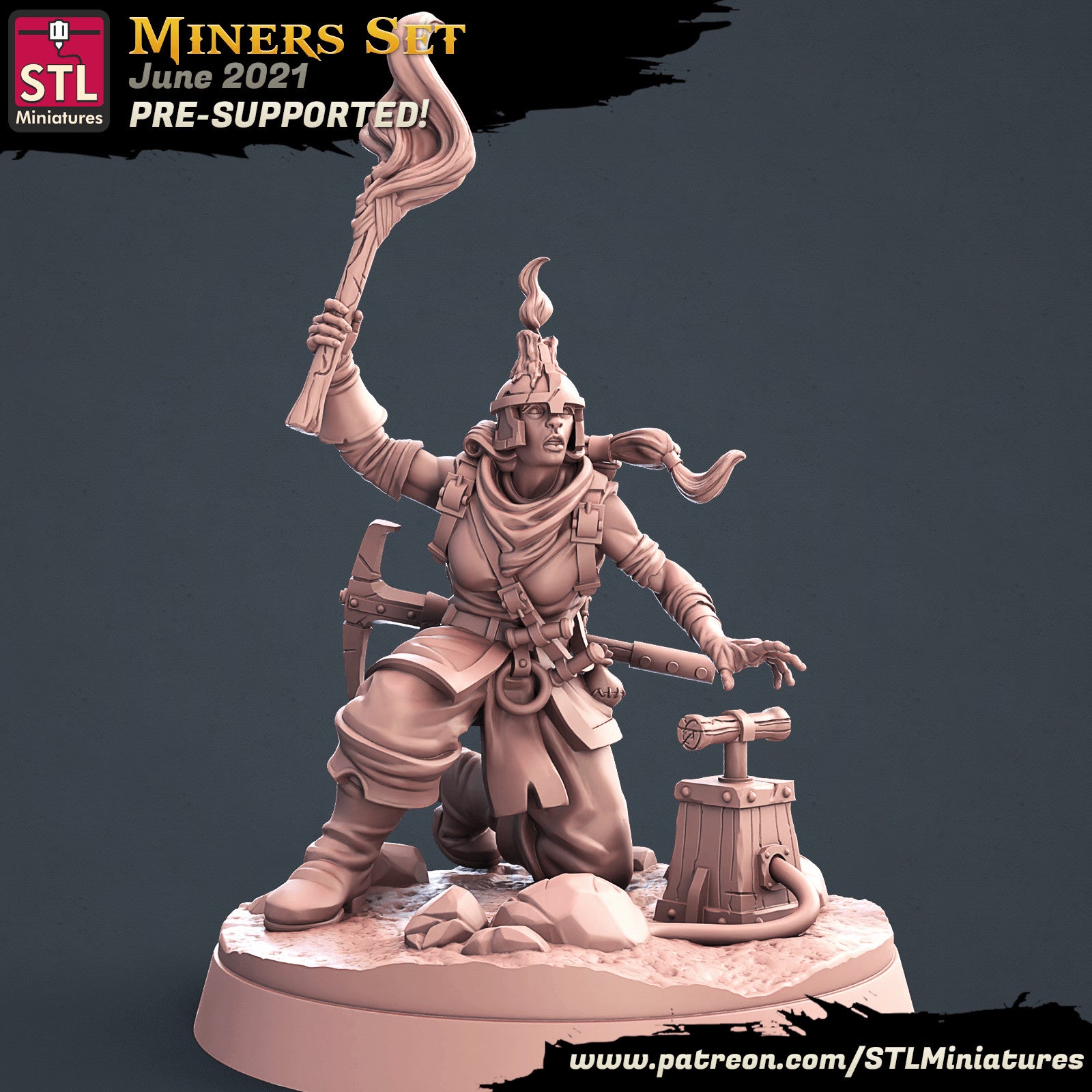 Miners minecart terrain piece