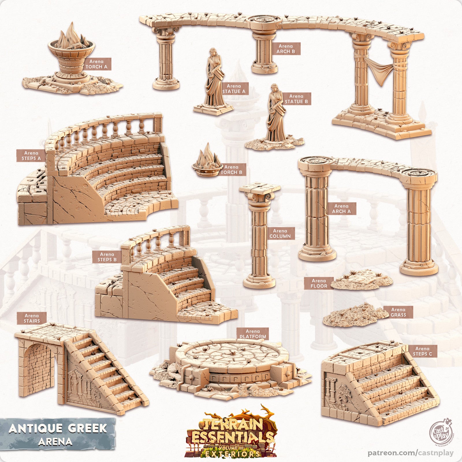 Arena Antique Greek Set