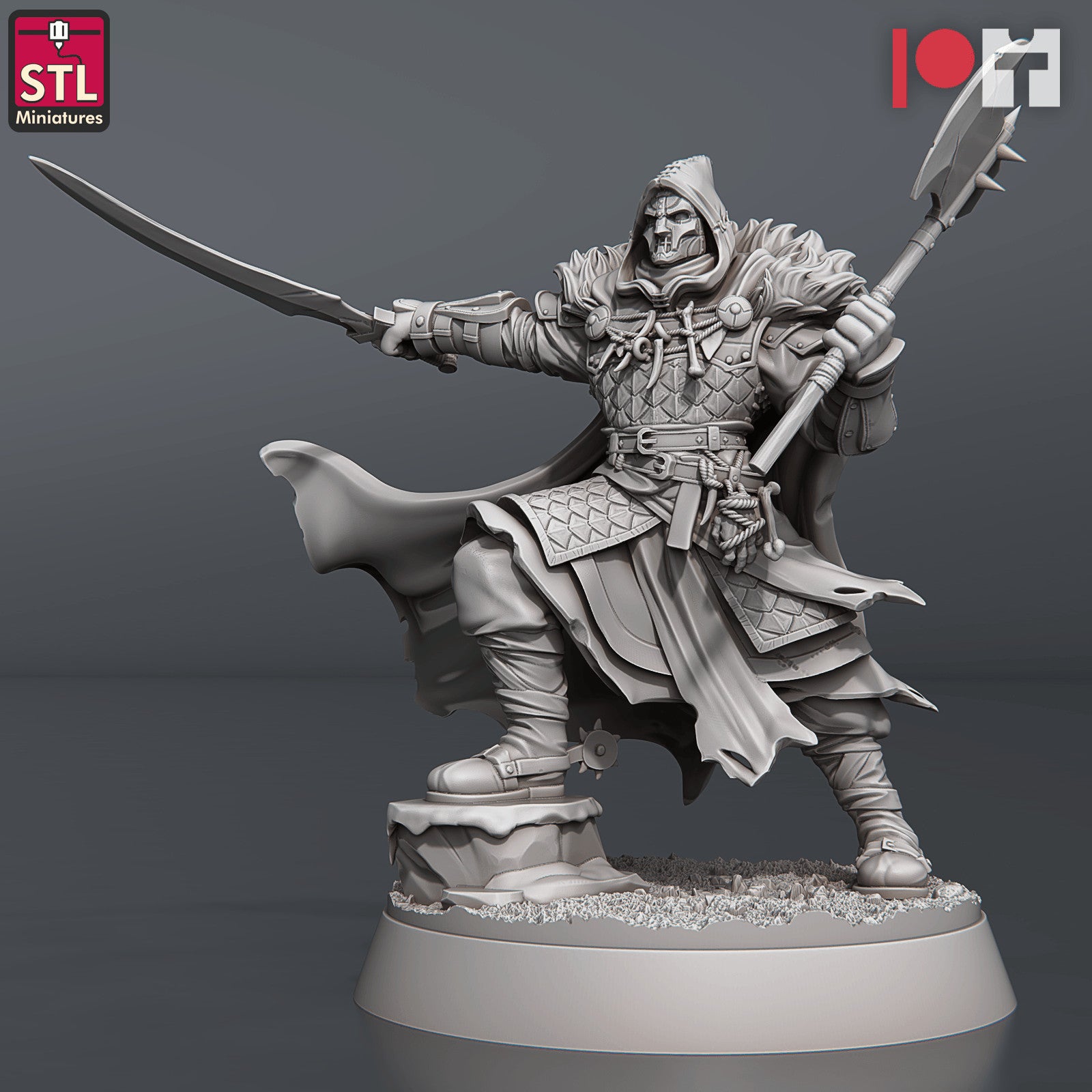 Cultist Captain 28mm resin miniature