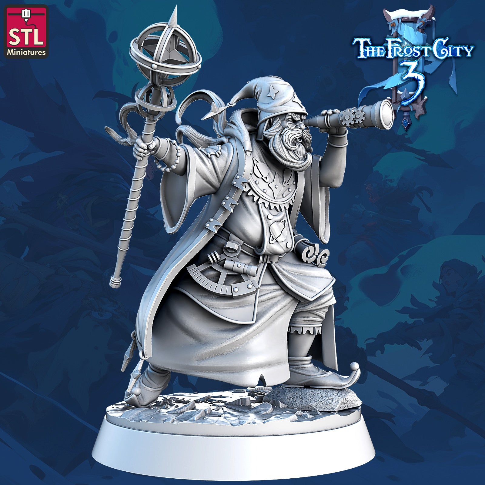 Astromancer 28mm miniature