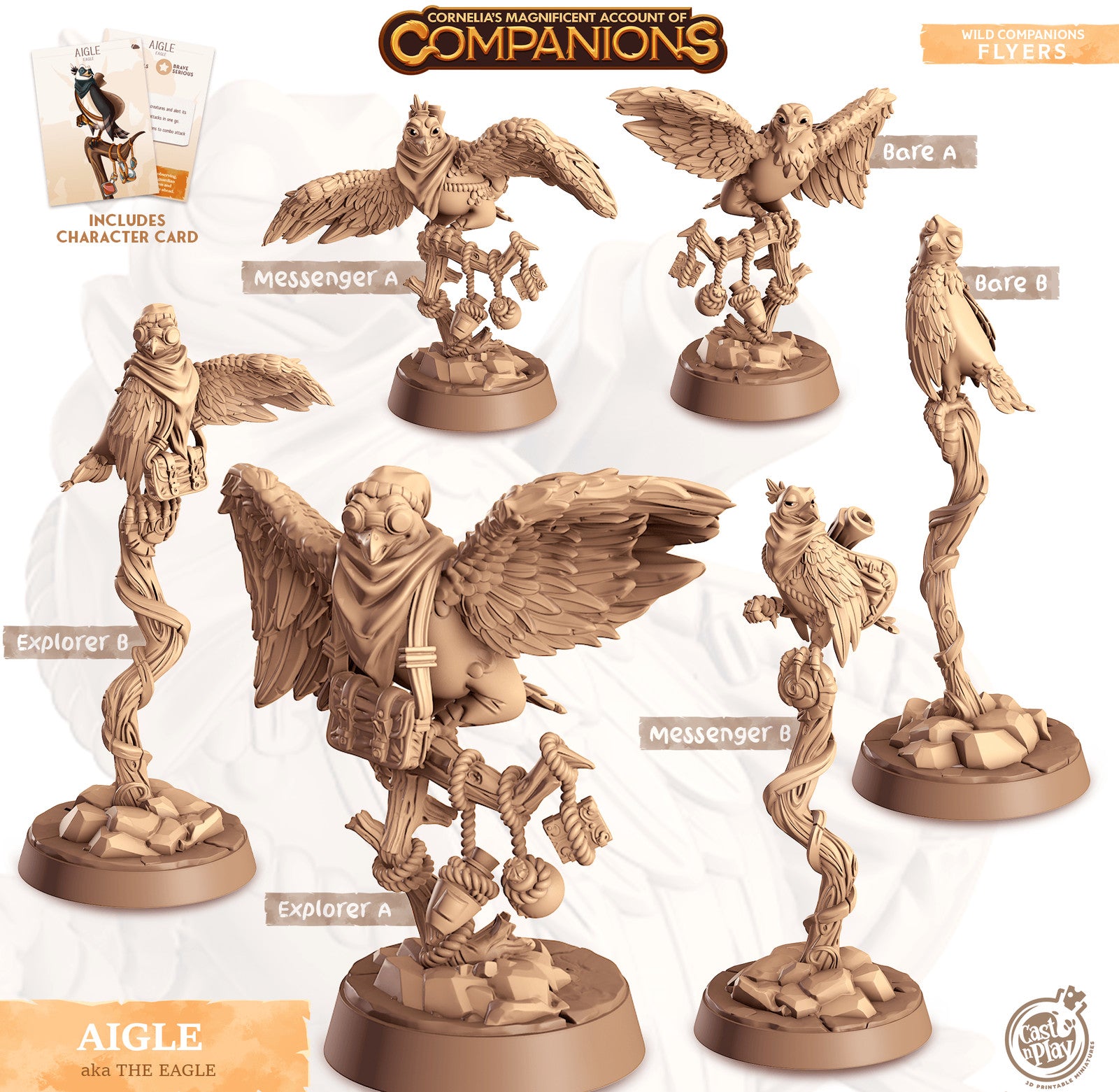 Aigle Eagle Companion miniature