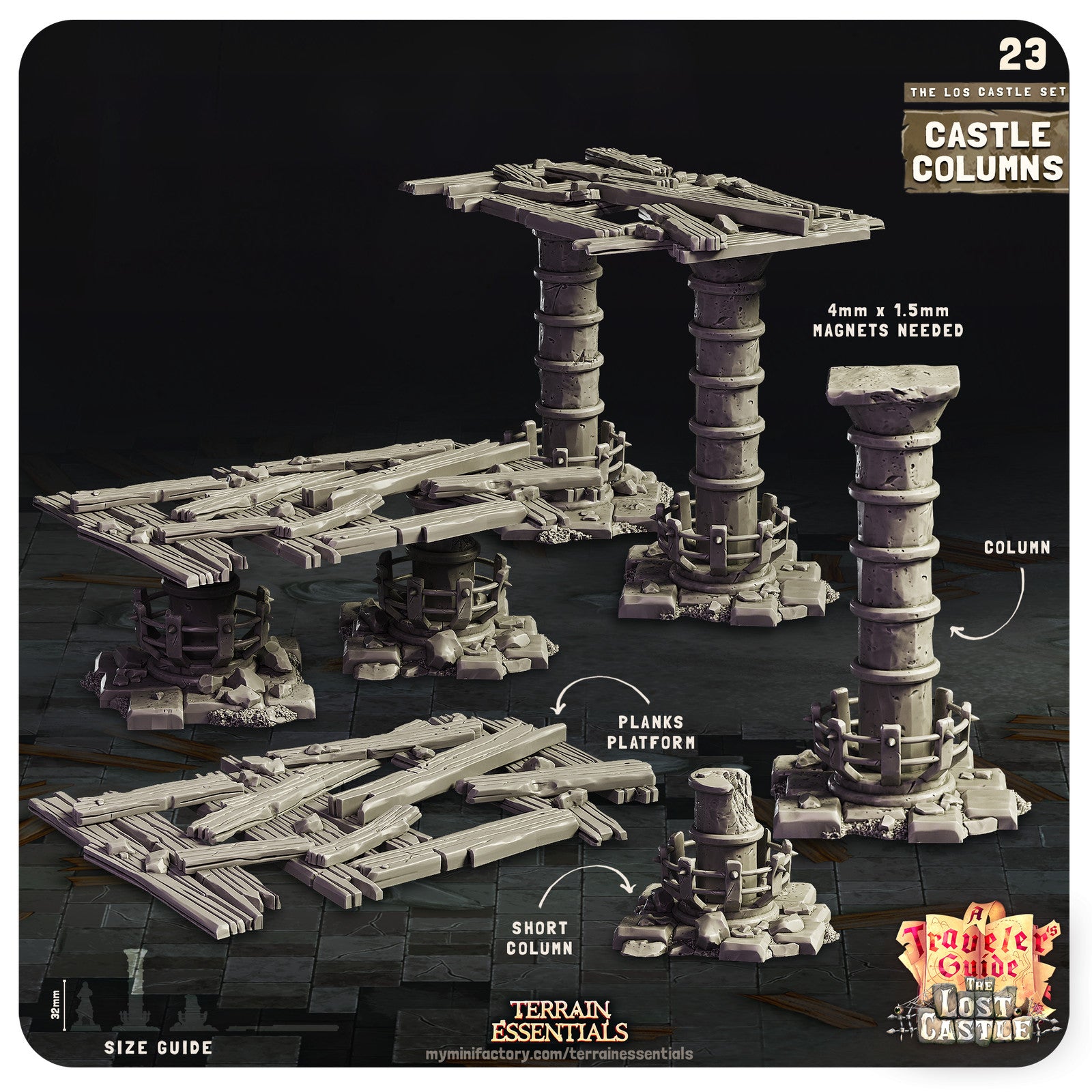 Modular Columns The Lost Castle Terrain Set