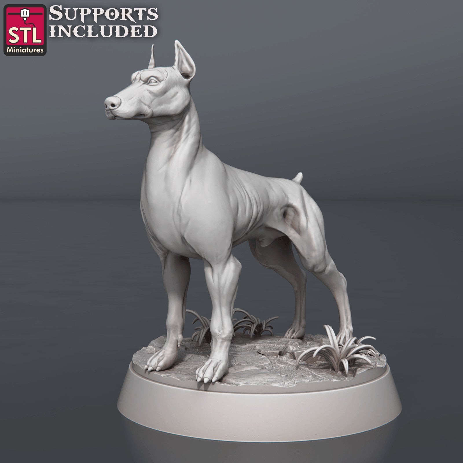 Wild dog miniature A