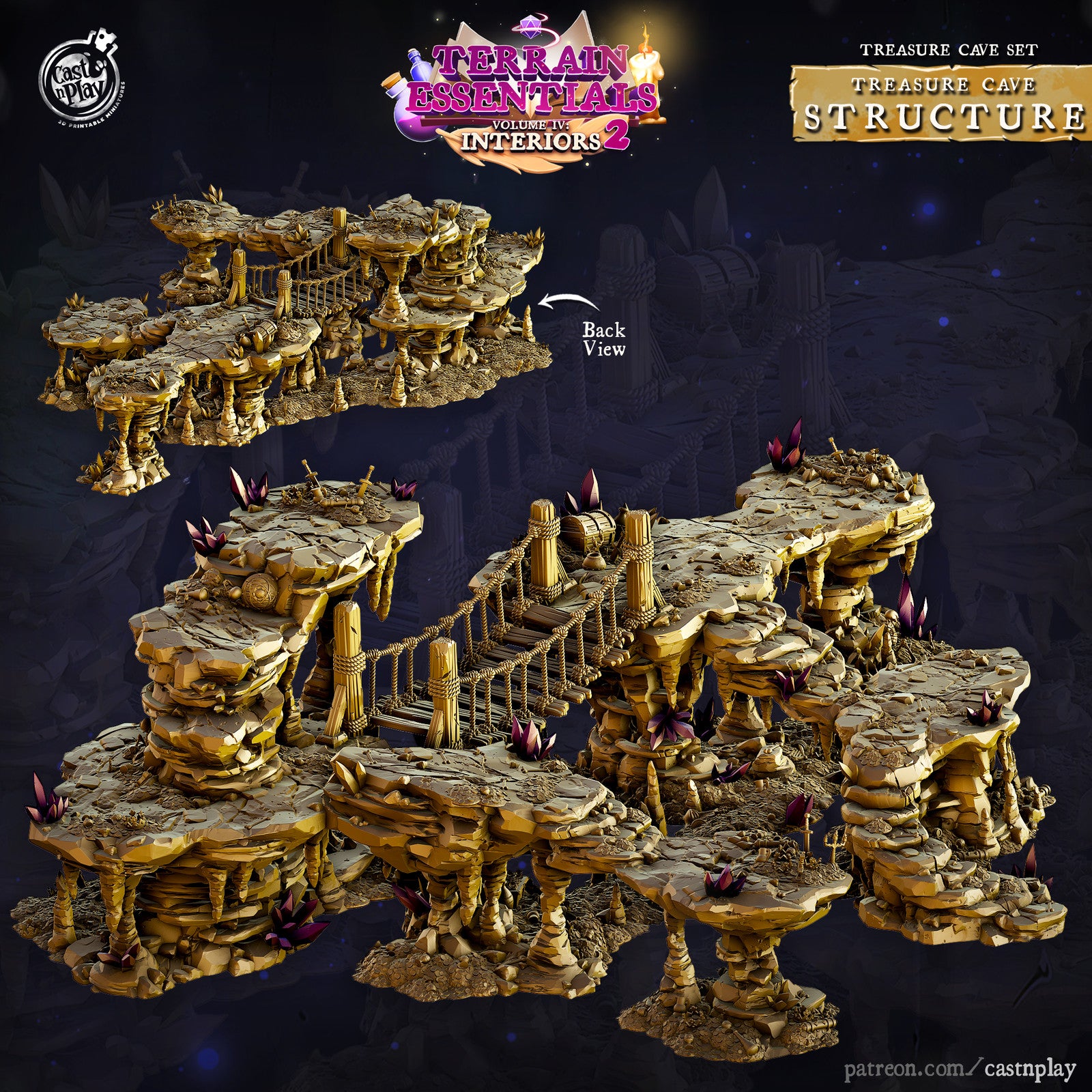 Treasure Cave Structure Set