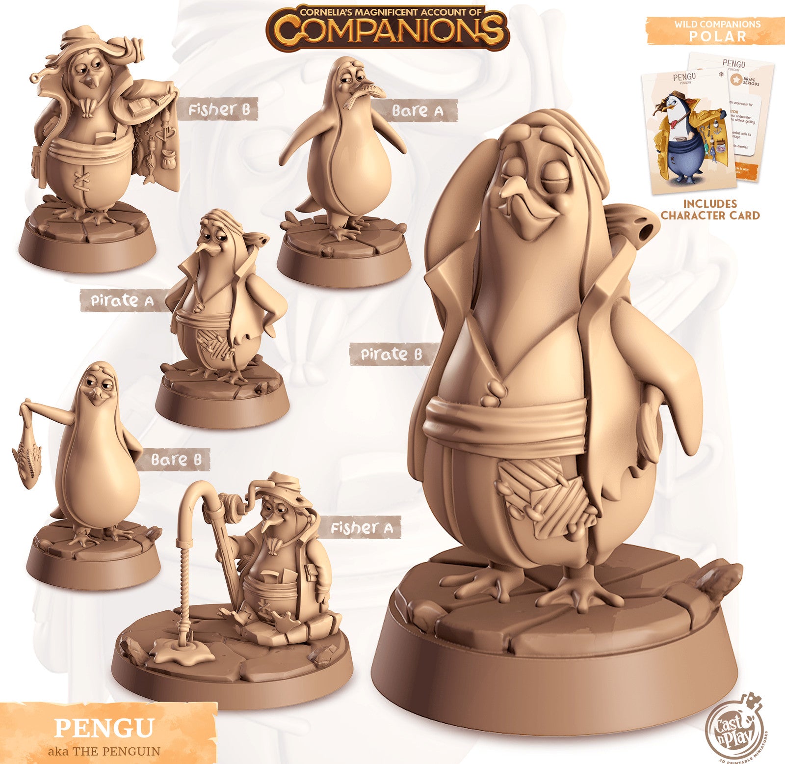Pengu Penguin Companion miniature