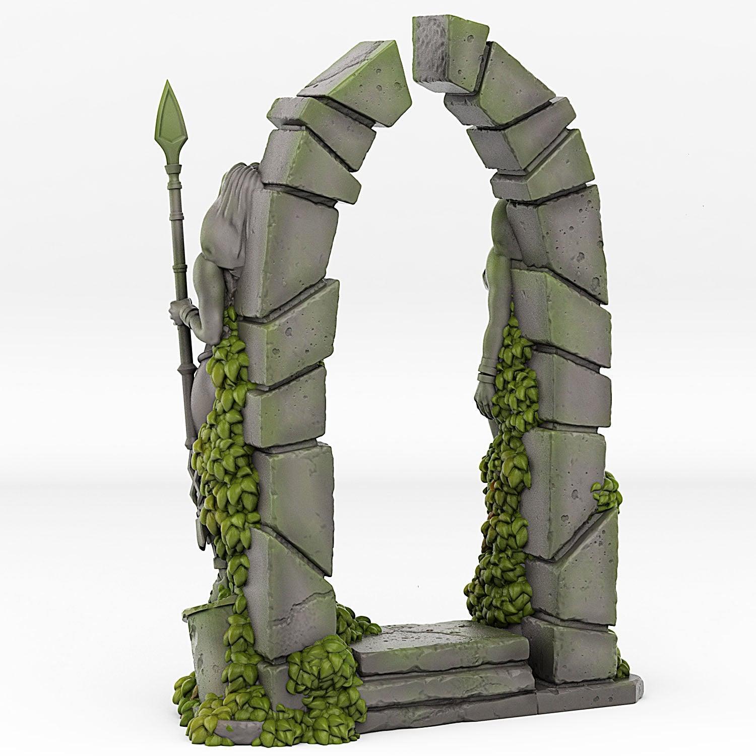 Amazone Portal With Its Lianas Effect