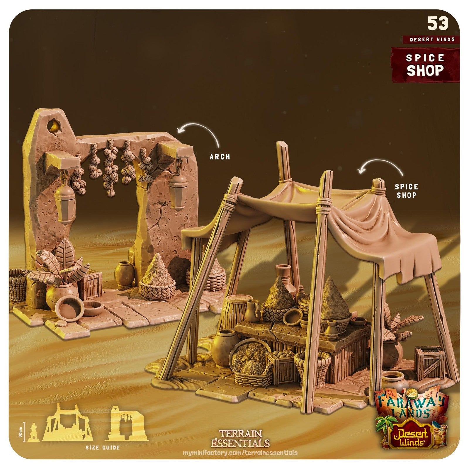 Spice Shop Desert Winds Terrain Set