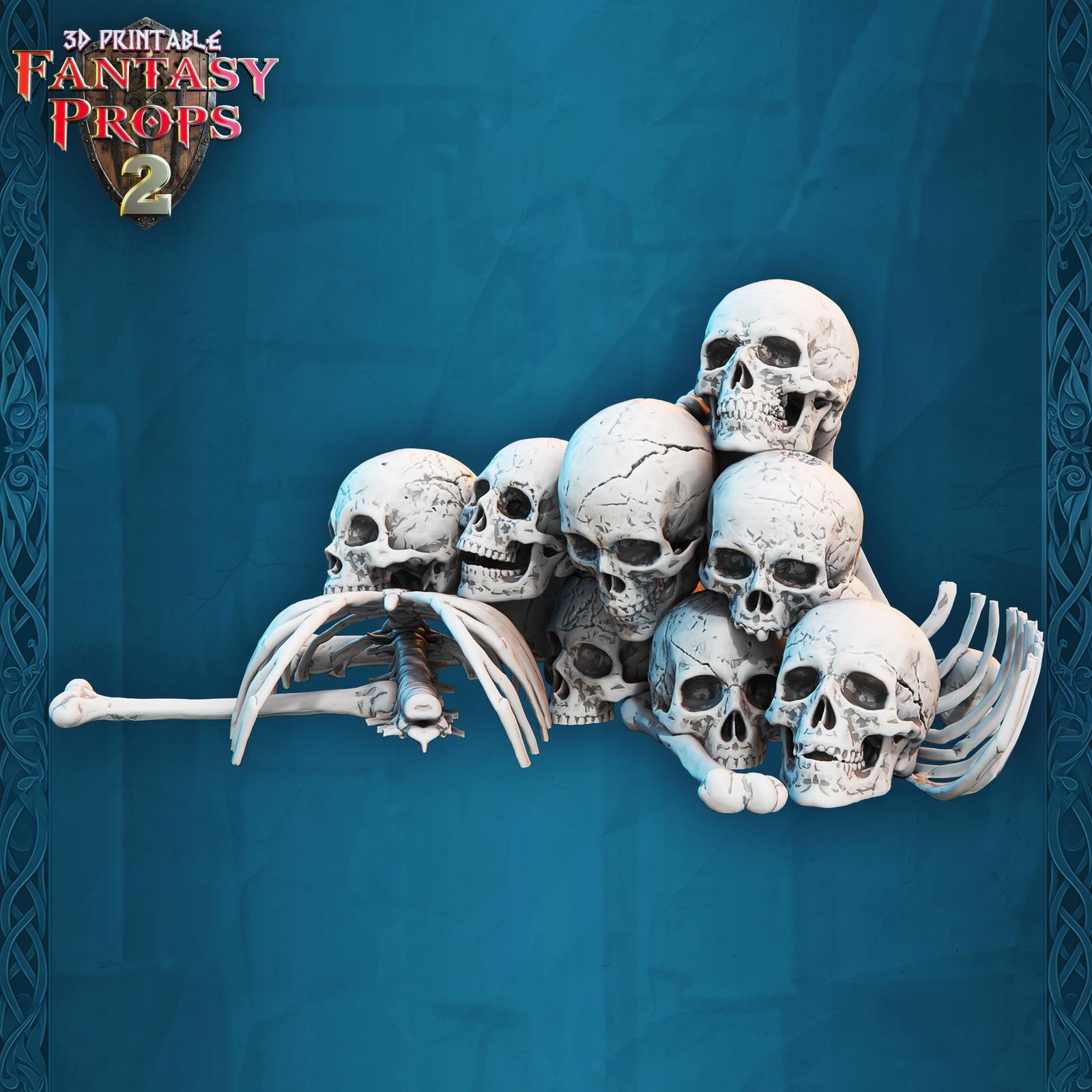 Dungeon throne and statue 28mm scenery