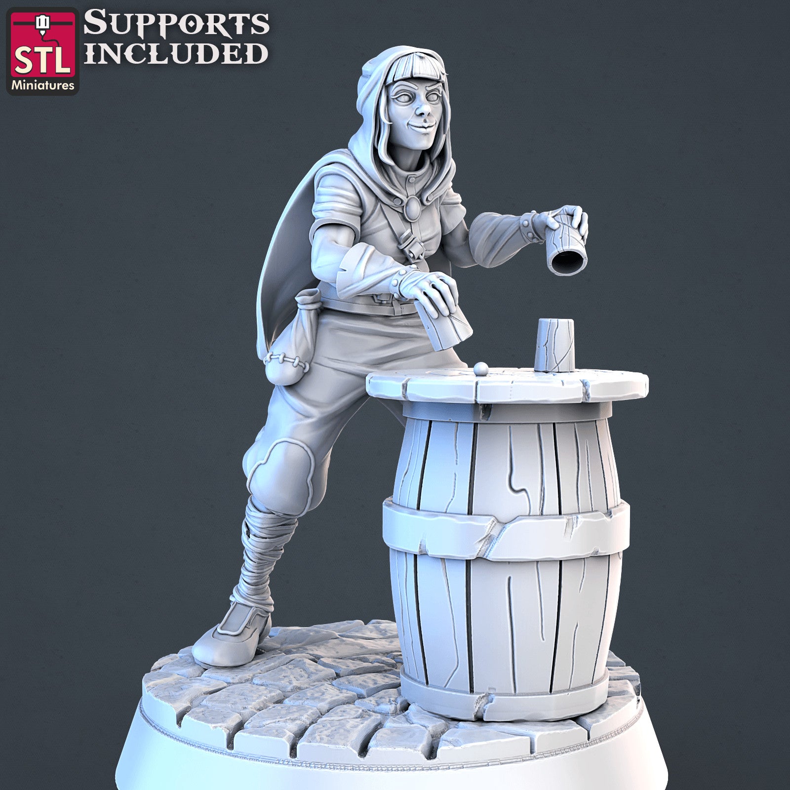 Street gambler ball game terrain piece