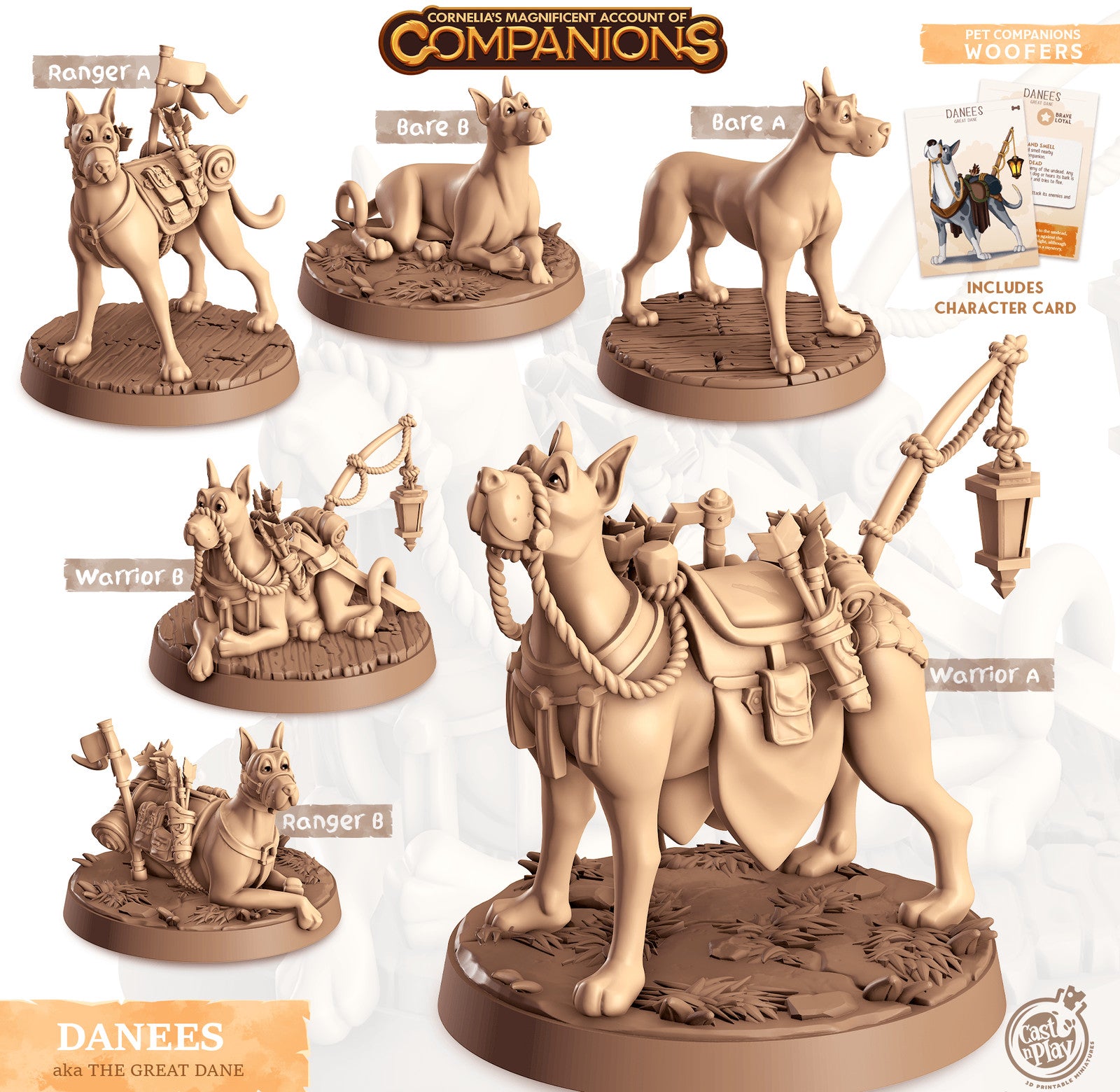Danees Great Dane Companion miniature