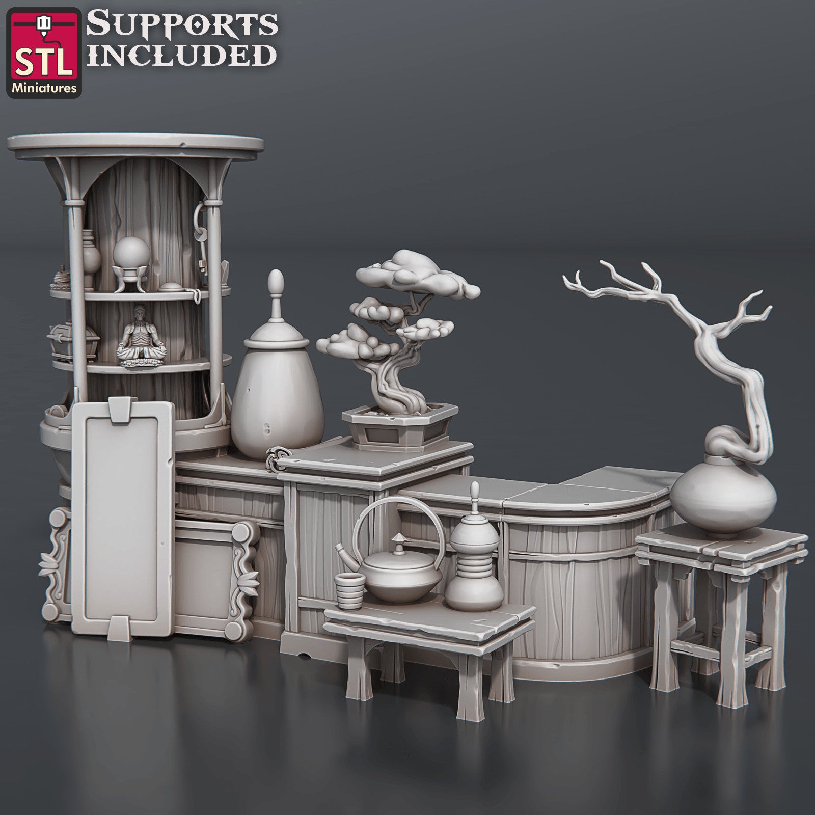 Antiques dealer 28mm miniature