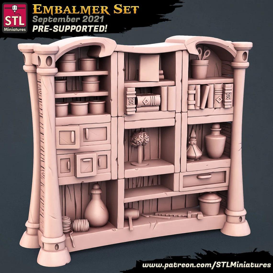 Embalmer machine terrain piece