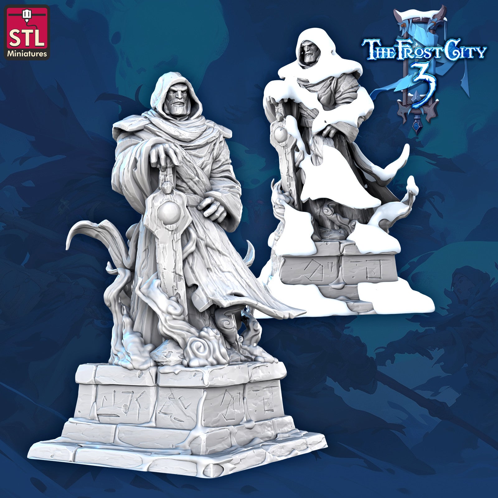 Frost City statue 28mm resin terrain
