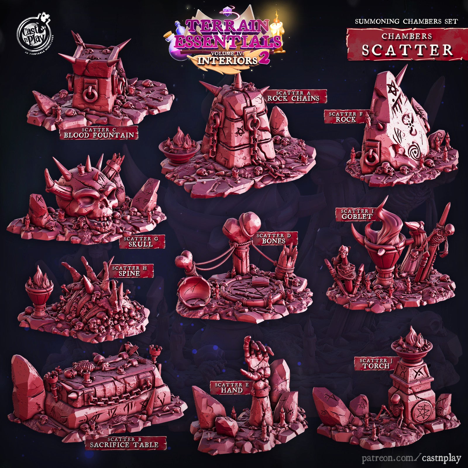 Summoning Chambers Scatter Terrain Set