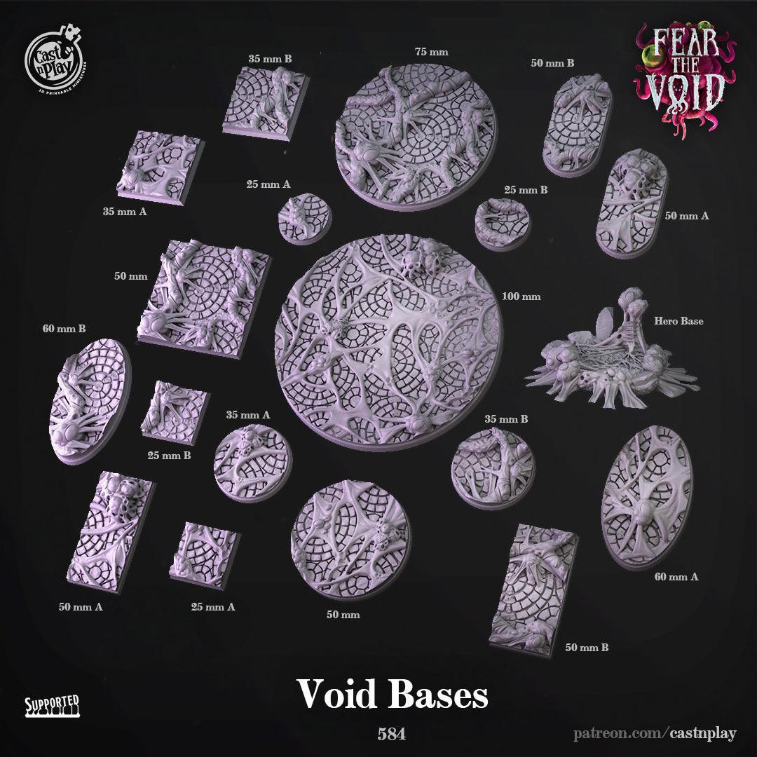 Cast n Play Fear the Void Bases Set