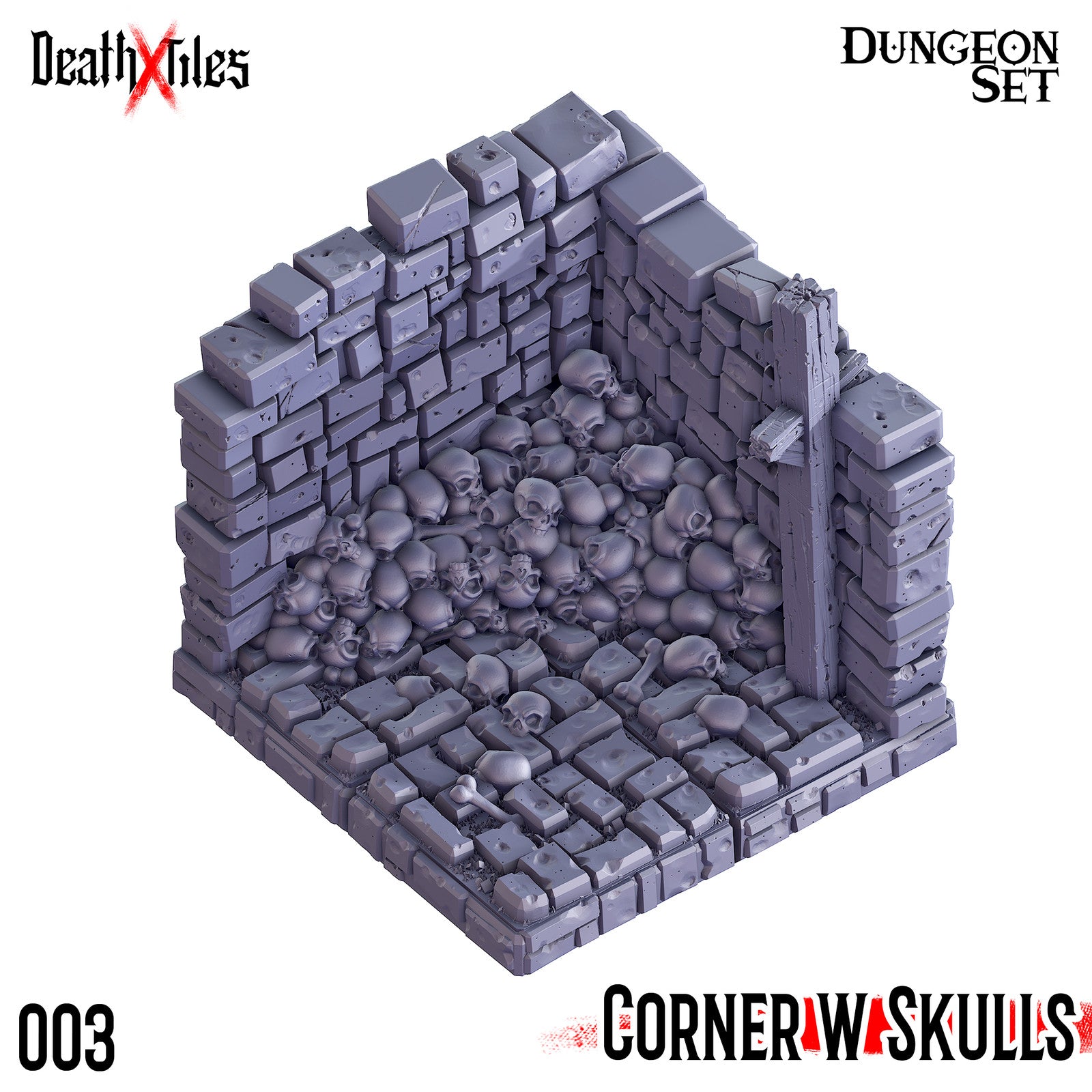 Death x Tiles Corner Walls Set