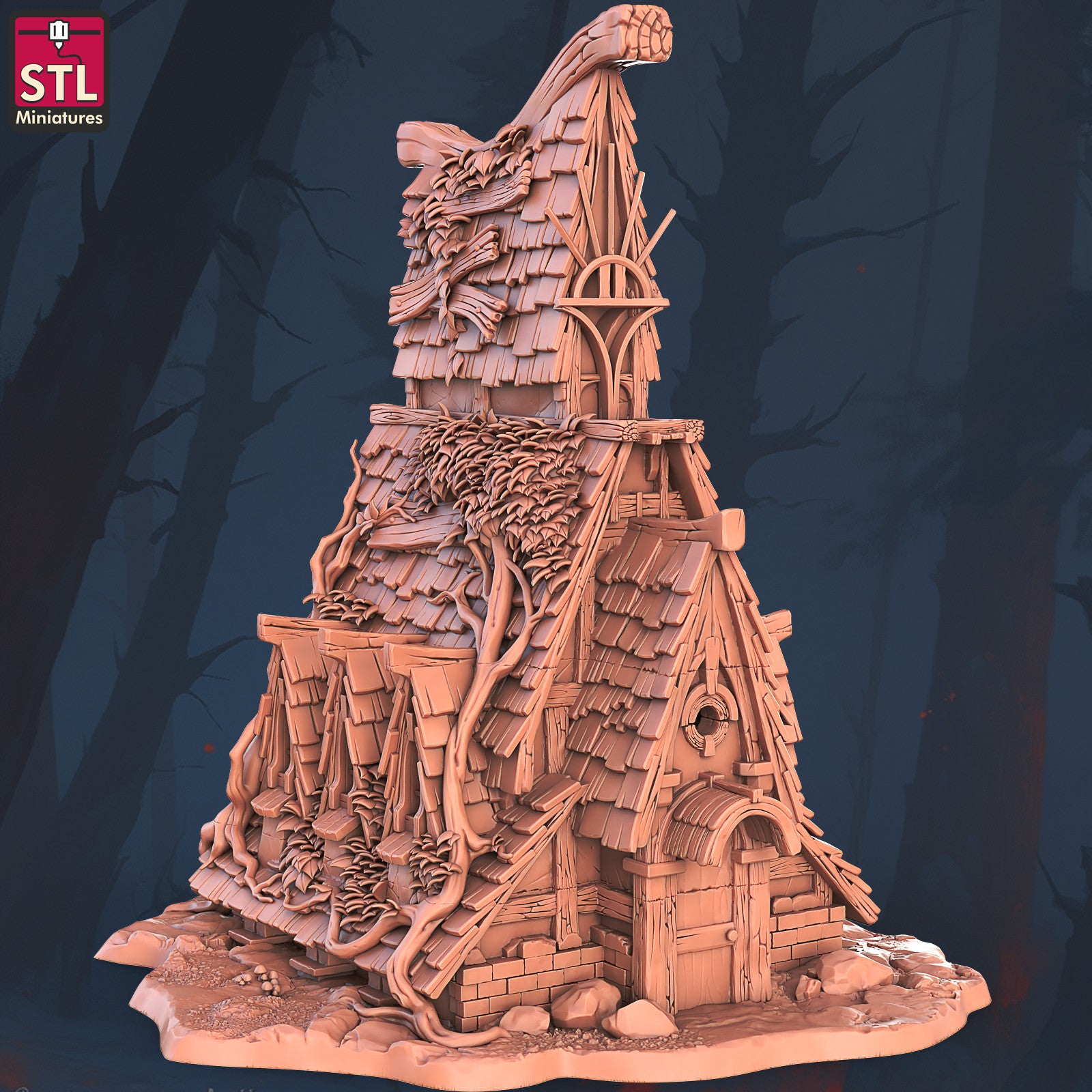Witches council table terrain piece