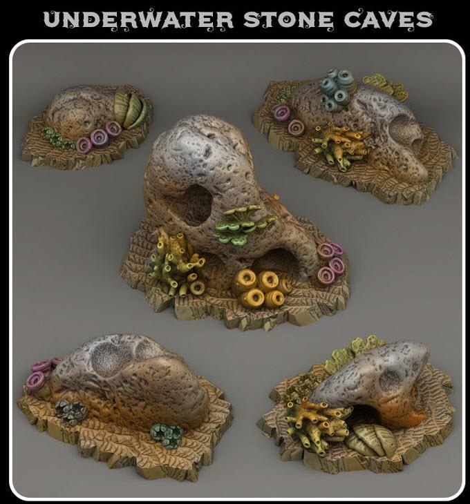 Underwater Stone Caves