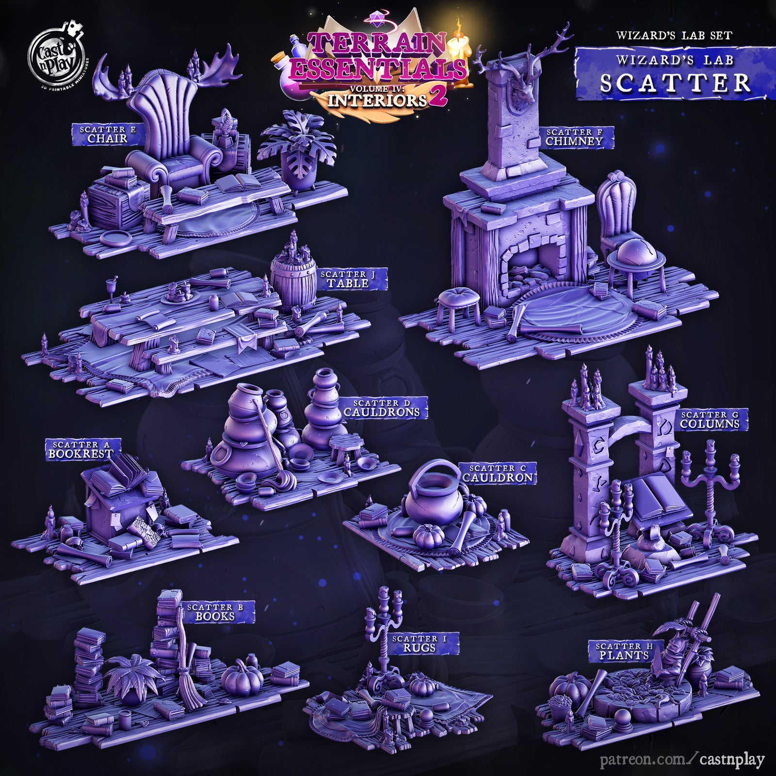 Wizard's Lab Scatter Terrain Set