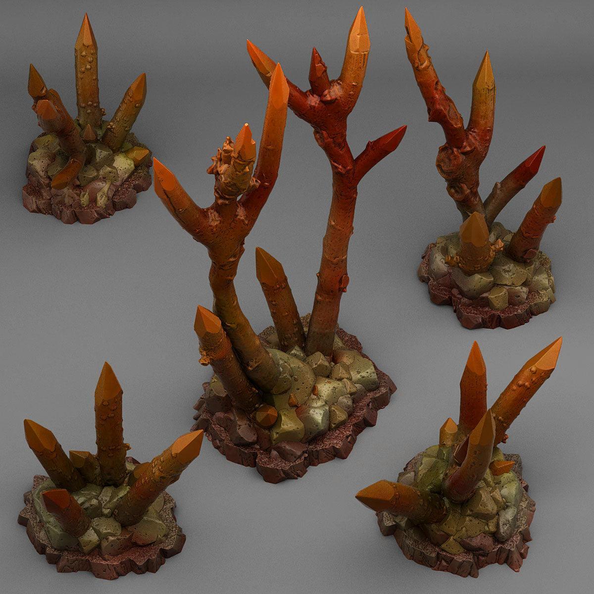 Fantastic Plants Abandoned Dangerous Sticks