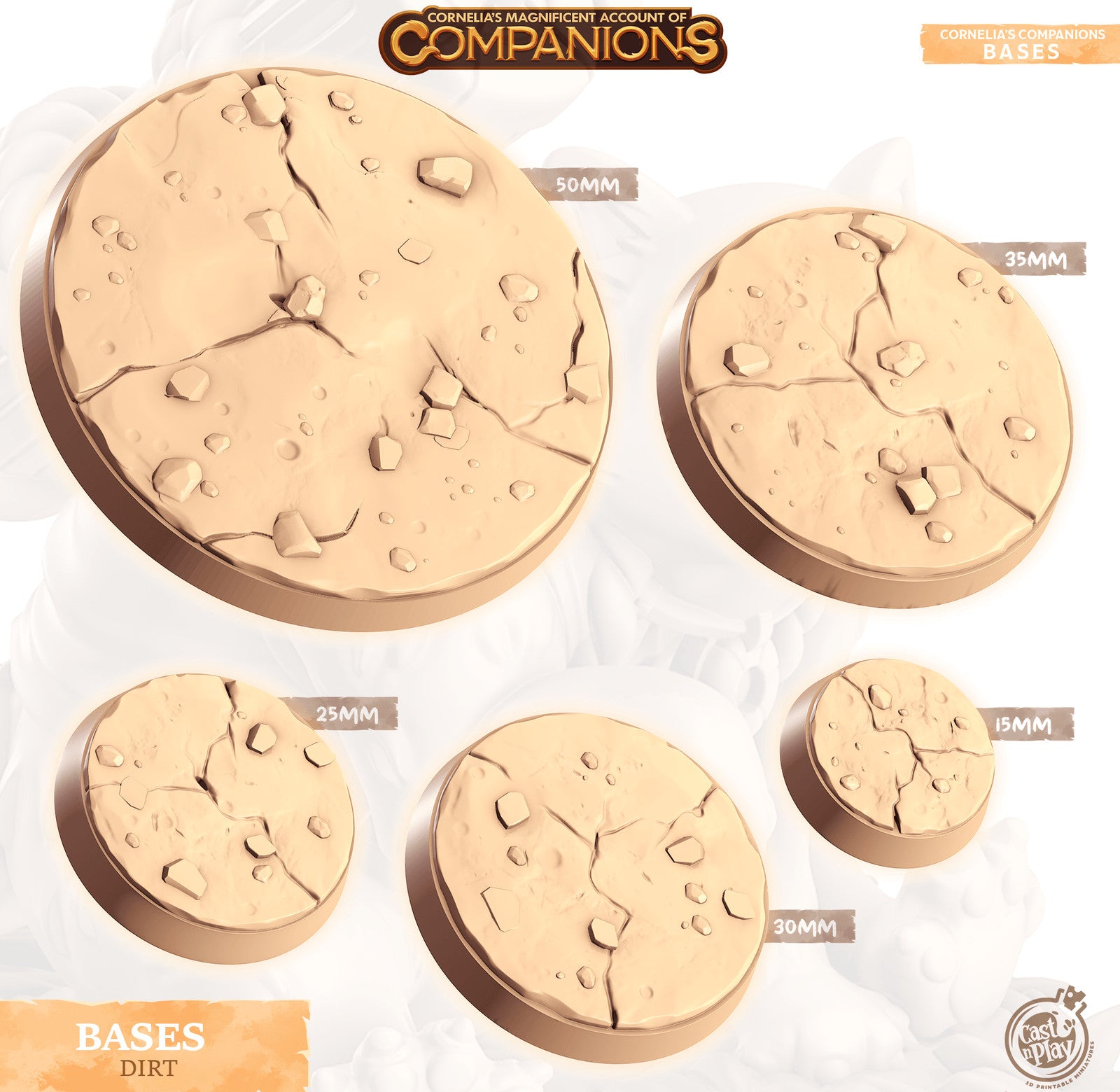 Cast n Play Dirt Companion's Bases Starter Pack