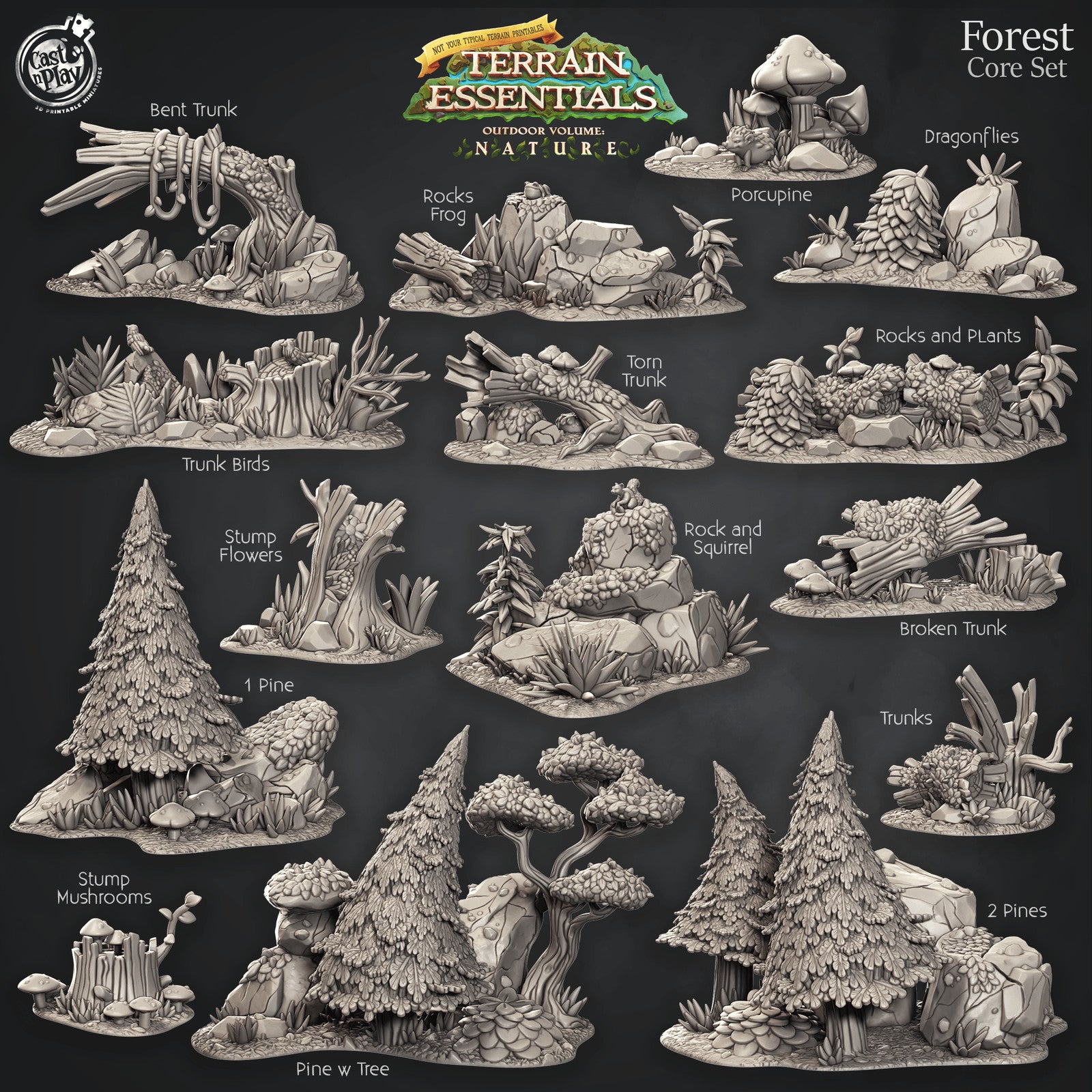 Forest Core Set Forest Terrain Set