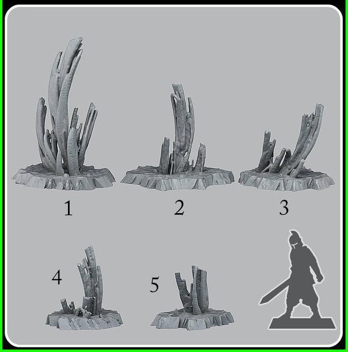Martian Stalagmites