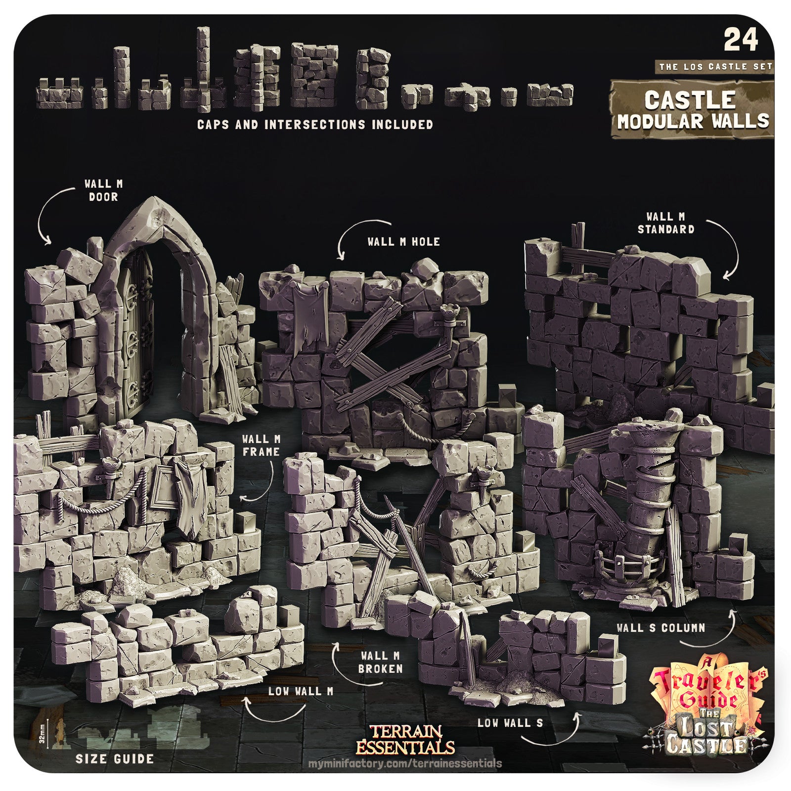 Castle Modular Walls The Lost Castle Terrain Set
