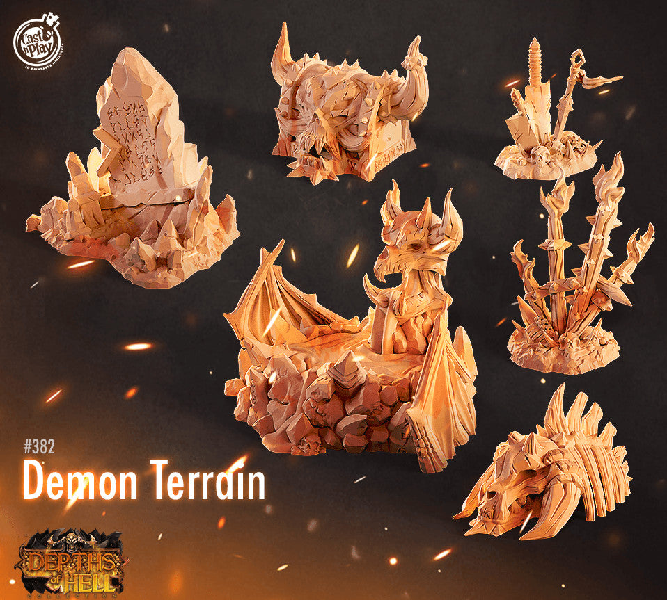 Depths of Hell - Demon Terrain Set
