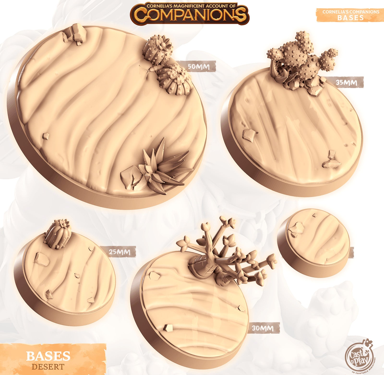 Cast n Play Desert Companion's Bases Master Pack