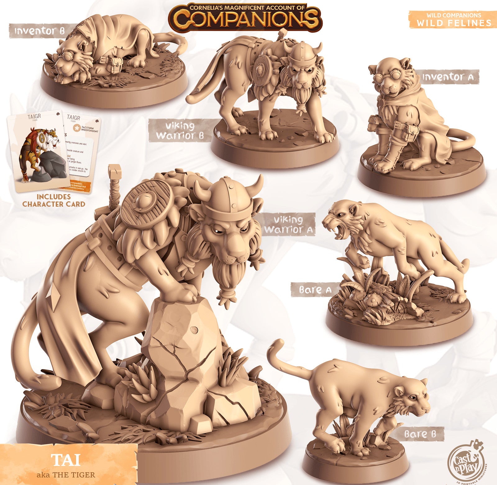 Tai Tiger Companion miniature