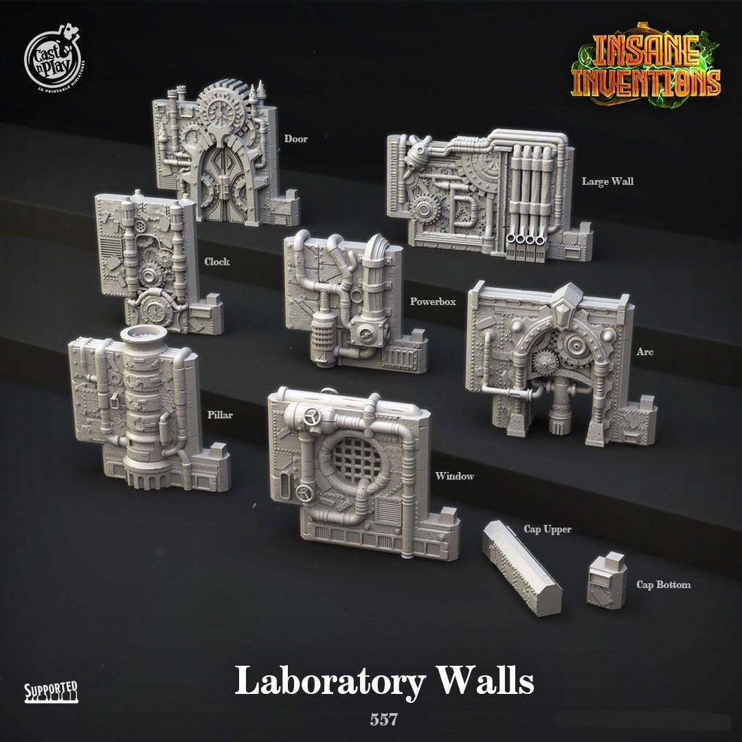 Laboratory Walls – Insane Inventions