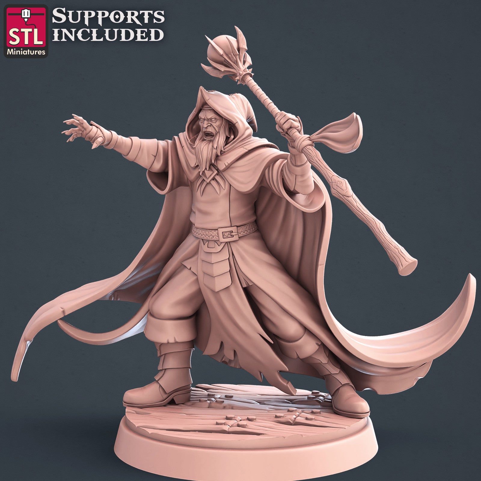 Alguien Dark Wizard 28mm resin miniature