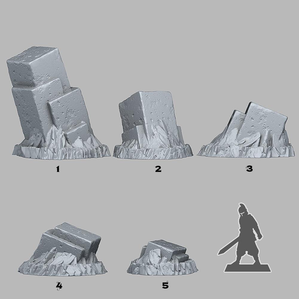 Sugarcube Pillars