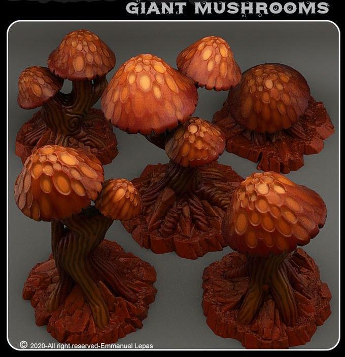 Giant Mushrooms