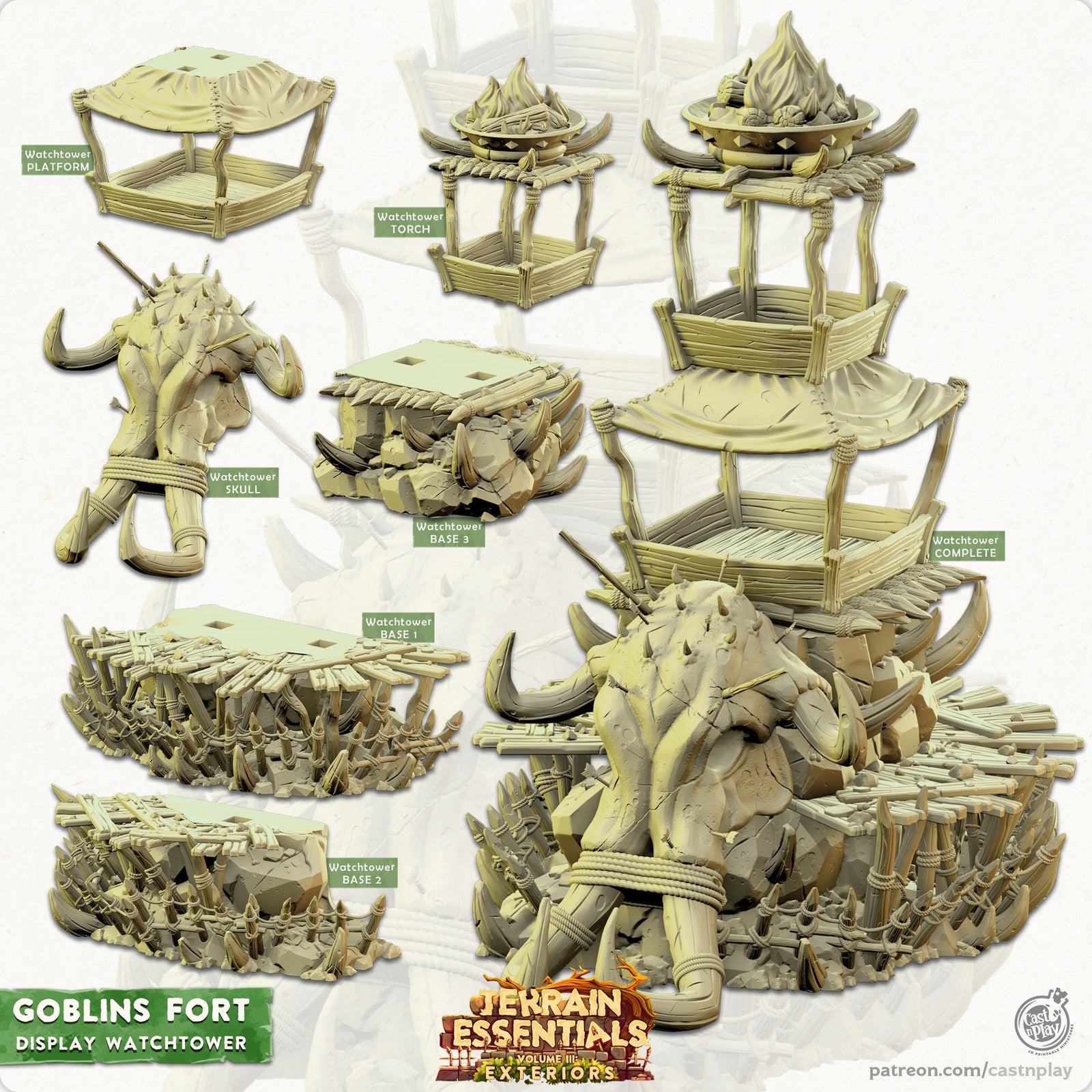 Display Watch Tower – Goblins Fort Set
