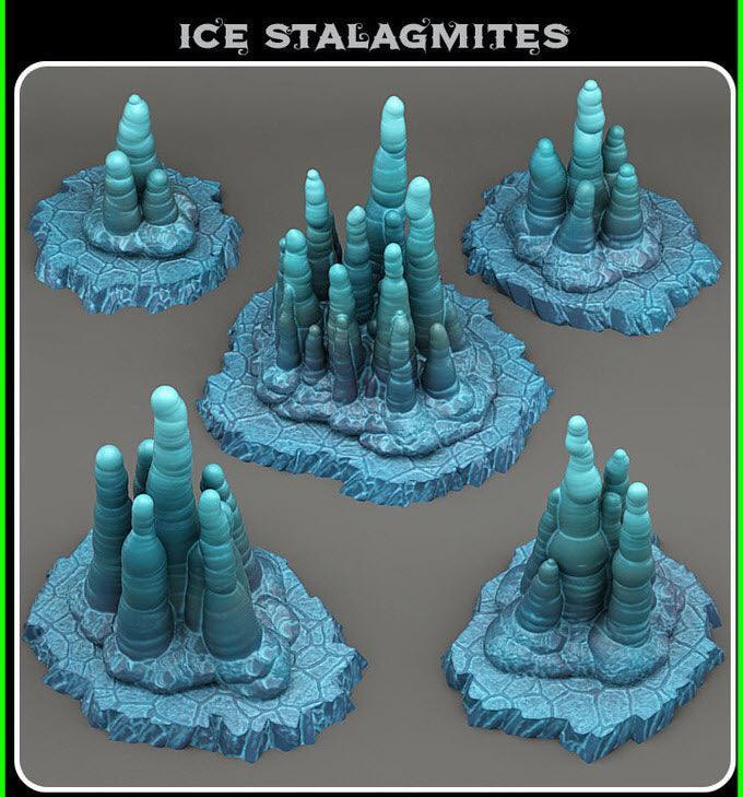 Ice Stalagmites