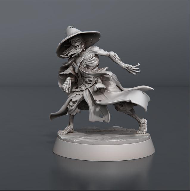 Zombie miniatures C and D