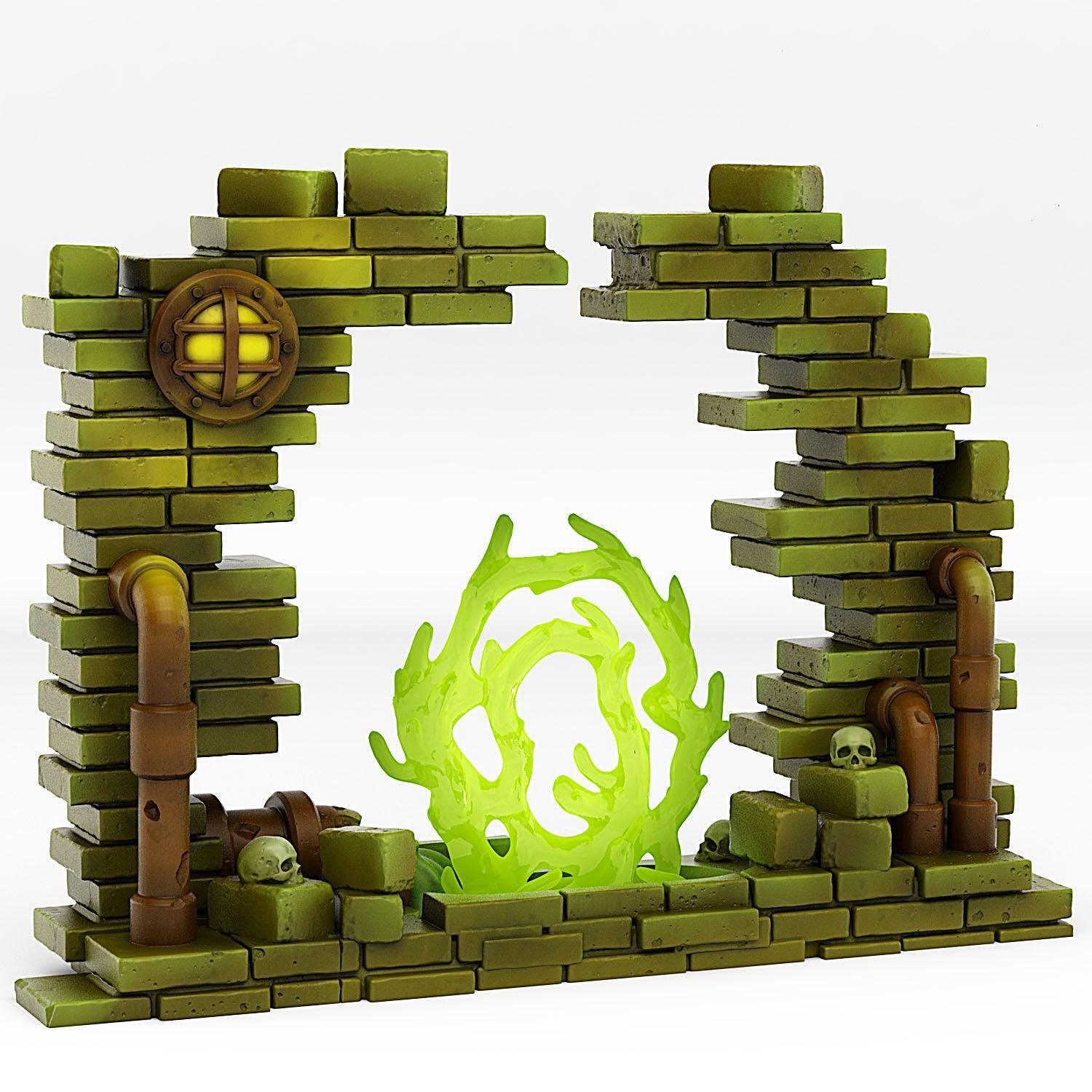 Sewer Portal With Its Toxic Liquid Effect